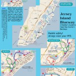 Jersey Island Blueway map