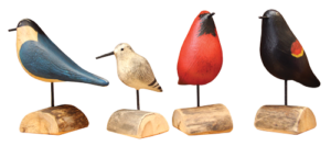 The Painted Bird hand carved and painted bird decoys